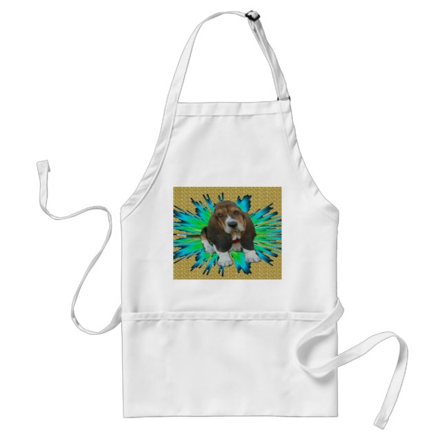Apron Baby Basset Hound Sheldon (Front)