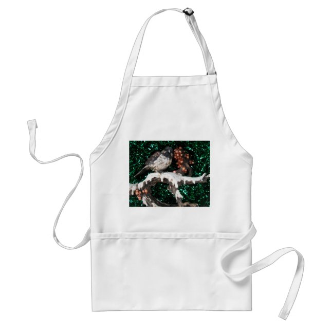 Apron Bird Winter Scene (Front)