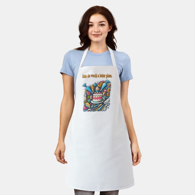 Apron Cake Design: Bake the World a Better Place (Worn)