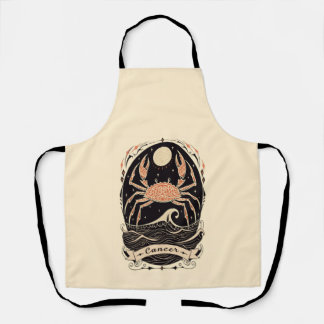 Apron Cancer Celestial Zodiac Art
