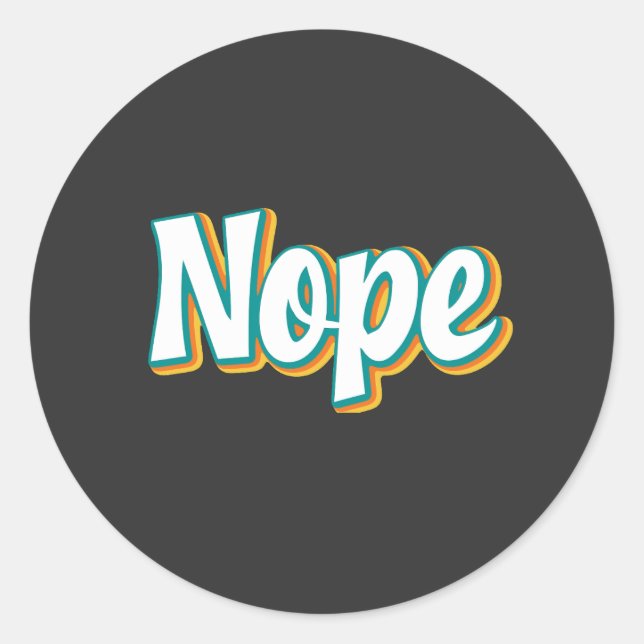 Apron Classic Round Sticker (Front)