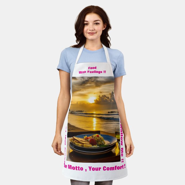 Apron – Cook with Heart, Serve with Soul (Worn)