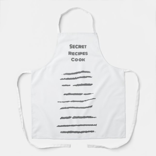 Apron cooking Secret Recipes Cook design  (Front)