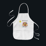 Apron for Kids Personalise<br><div class="desc">Apron for Kids. Great personalised gift for Hanukkah,  birthday,  and everyday! Choose your favourite font style,  size,  colour and wording. "Shmutz" means "a little mess" in yiddish. (Yep! Kids do that!:)</div>