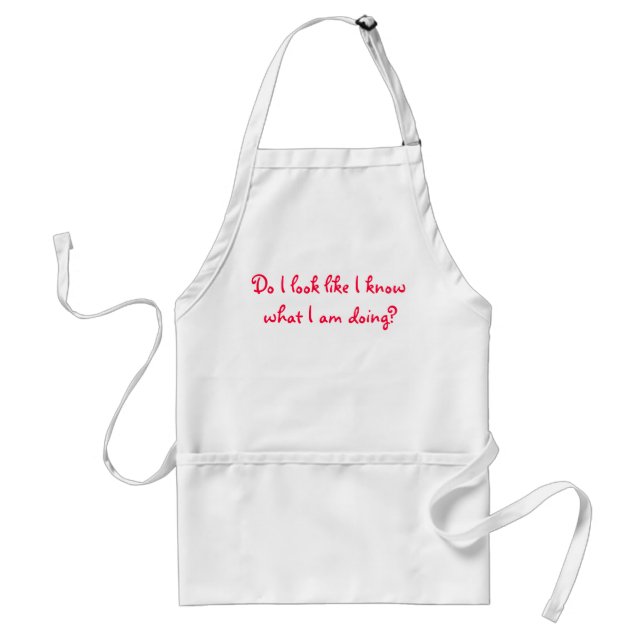 Apron for the novice chef (Front)