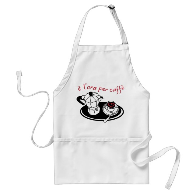 Apron: Italian Coffee Time Standard Apron (Front)