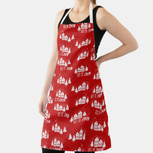 Apron Large (68.6cm x 86.4cm) - Christmas Pattern