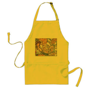 Apron:  Mucha - Language of Flowers Standard Apron