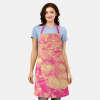 Apron - 'Nodding Lotus' (Tropical)