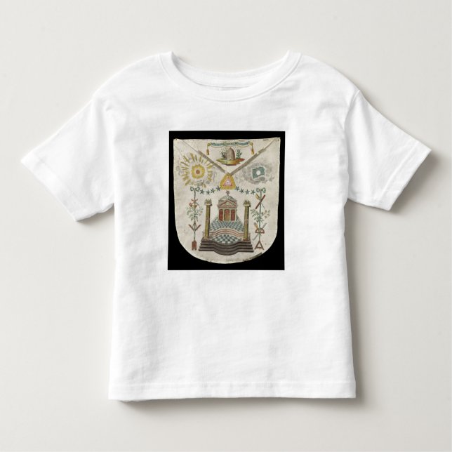 Apron of a Master of Saint-Julien Lodge in Toddler T-Shirt (Front)