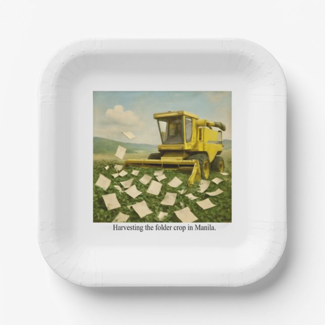 Apron Paper Plate (Front)