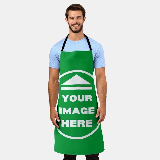 Apron - Personalised - Add Image / Text  (Worn)