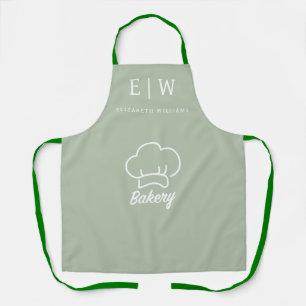 Apron   Personalised Bakery Chef Hat Logo