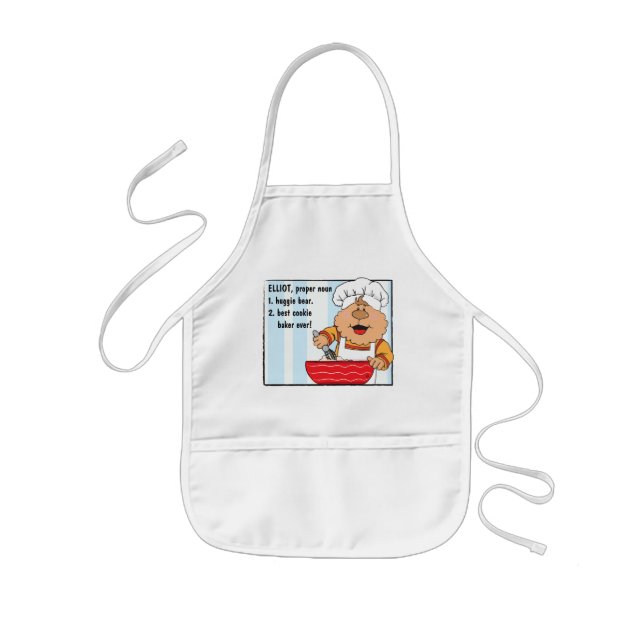 Apron Personalised Boy's Playing/Baking Apron (Front)
