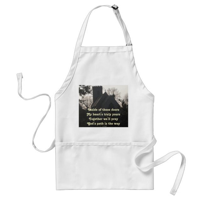 Apron Poem Ode To Pray By Ladee Basset (Front)