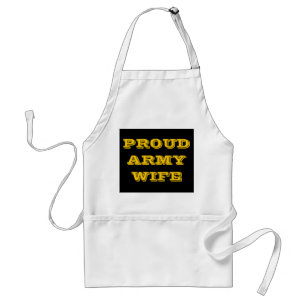 Apron Proud Army Wife