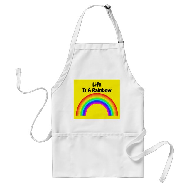 Apron Rainbow Life Is A Rainbow (Front)