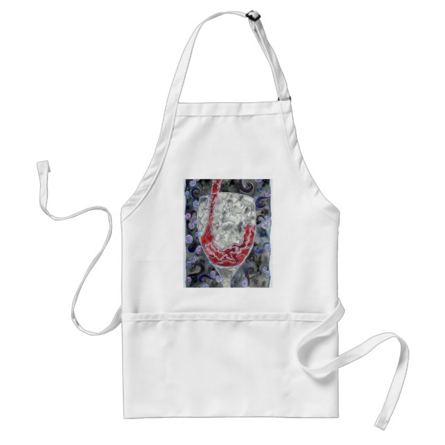 Apron: Red Wine Standard Apron (Front)