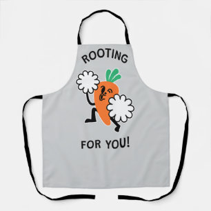 Apron Rooting For You – Cheerful Orange Carrot