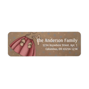 Apron Strings Apron d1 Cooking Address Labels