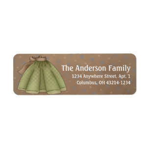 Apron Strings Apron d5 Cooking Address Labels