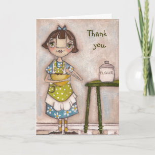 Apron Strings - Greeting Card
