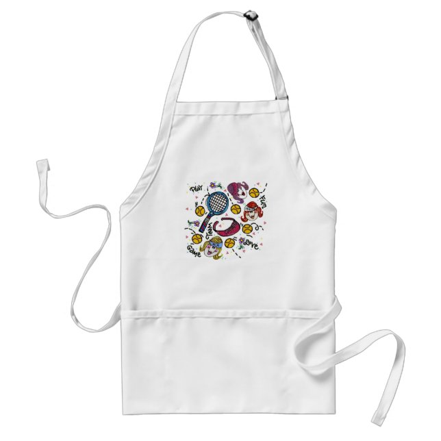 Apron -Tennis Girls (Front)
