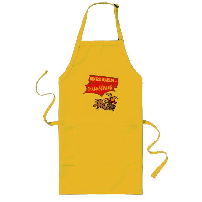 Apron - Thanksgiving Turkey Run (Front)
