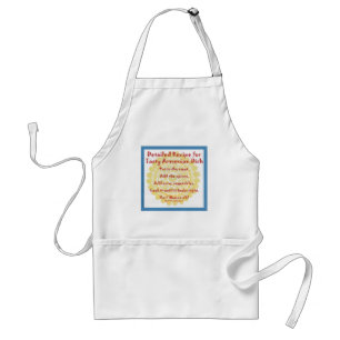 Apron with Armenian recipe