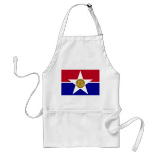 Apron with Flag of Dallas, USA