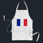 Apron with Flag of France<br><div class="desc">Add a touch of French flair to your kitchen with our exclusive apron featuring the flag of France! Crafted with meticulous attention to detail, this apron is more than just a practical cooking accessory; it’s a celebration of French culture and culinary artistry. The vibrant design prominently displays the iconic French...</div>