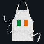 Apron with Flag of Ireland<br><div class="desc">Cook in style with our exclusive apron featuring the flag of Ireland! Crafted with meticulous attention to detail, this apron is more than just a kitchen essential; it’s a celebration of Ireland’s rich heritage and cultural pride. The vibrant design prominently displays the iconic Irish flag, making this apron a unique...</div>