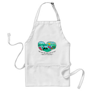 Apron with graphic in memory of Donna LC Fish