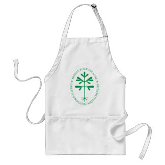 Apron with Green Solid Sapling Seal
