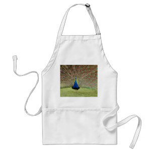 Apron with Peacock Design