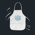 Aprons Children's Game ON Blue/Silver<br><div class="desc">A Hanukkah children's apron. This "Game ON" blue/silver makes a wonderful gift for any child this Chanukah. Use it for baking, crafts or play to make any child's day! There are several different apron colours and sizes to select from. Size: Kids Painting, drawing, crafts – all great activities, but hard...</div>