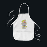 Aprons Children's Hanukkah Dreidel in the Box<br><div class="desc">A Hanukkah children's apron. This "Dreidel in the Box" makes a wonderful gift for any child this Chanukah. Use it for baking, crafts or play to make any child's day! To personalise simply delete text, and replace with your own message. Choose your favourite font style, colour, and size for text....</div>