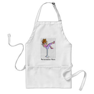 Aprons - Girl in a Martini Glass, Lil Red