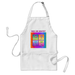 Aprons - Pop Art Wine
