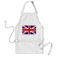 Aprons with British Union Jack flag