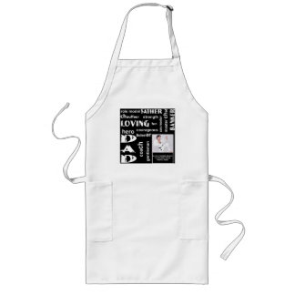 apronWord Collage  Dad Long Apron