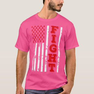 APS Disease Awareness Fight American Flag 4th Of J T-Shirt