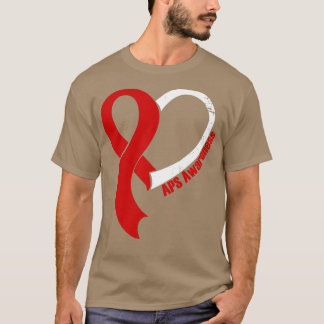 APS Disease Awareness Hople Love Heart Ribbon Happ T-Shirt