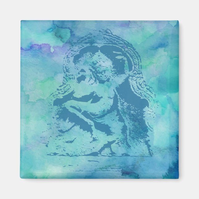 Apsara - Blue Magnet (Front)