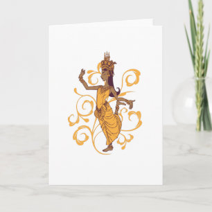 Apsara dancer card
