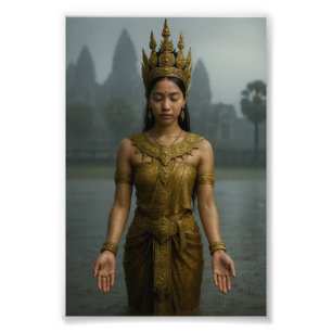 Apsara in the Rain Photo Print