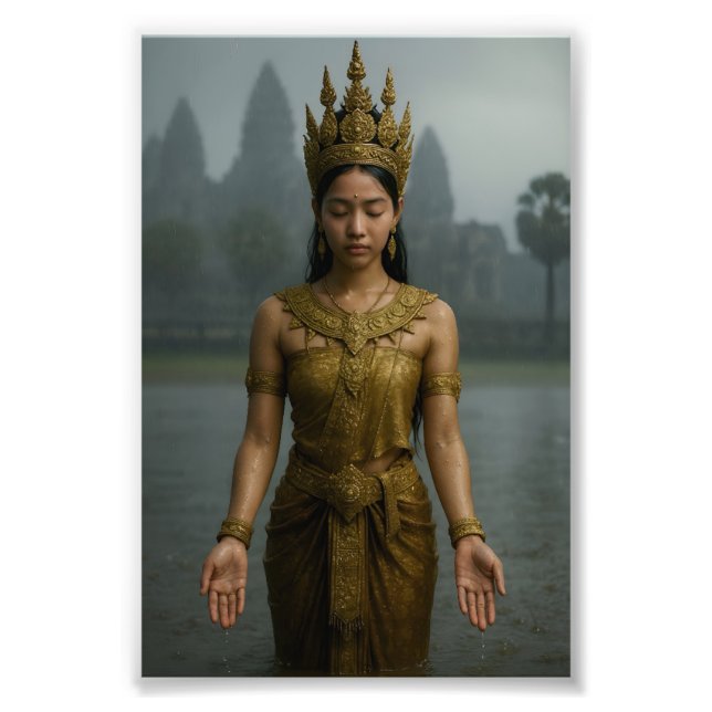 Apsara in the Rain Photo Print (Front)
