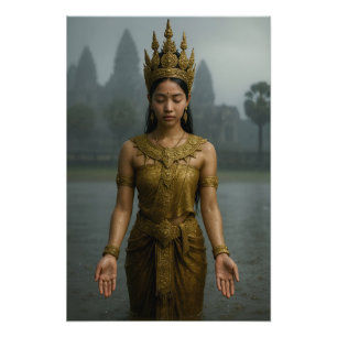 Apsara in the Rain Photo Print