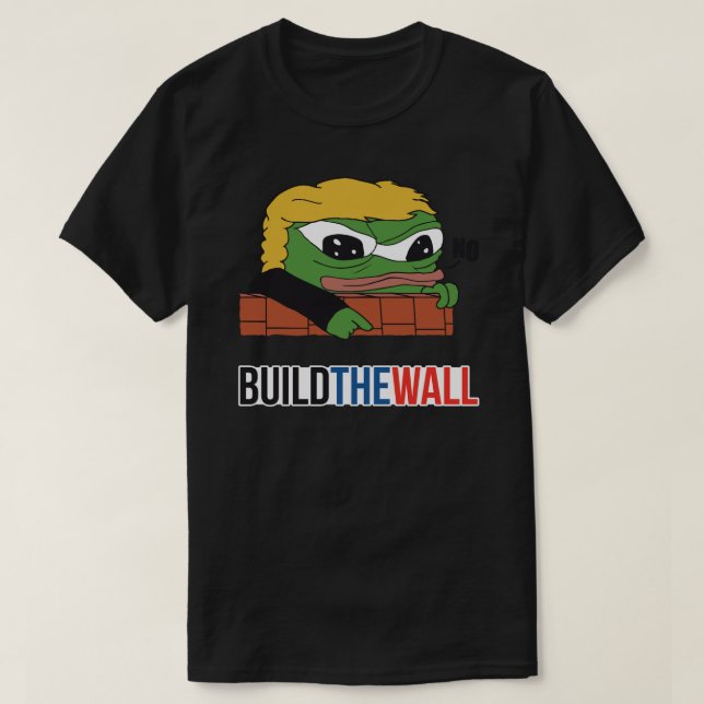 Apu Apustaja Trump Build the Wall The Helper (wall T-Shirt (Design Front)