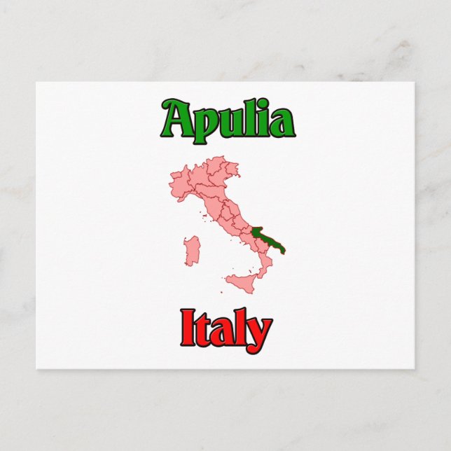 Apulia Italy Postcard (Front)